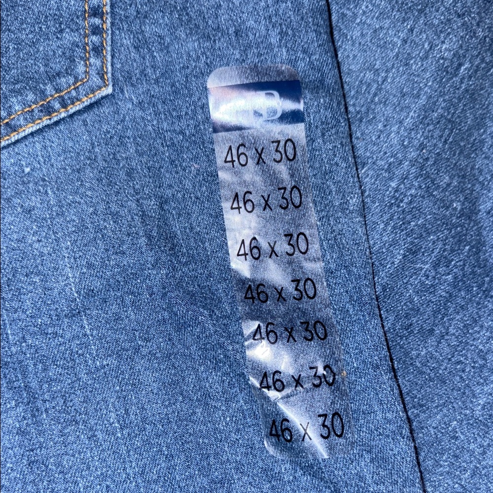Men's Blue Jeans - Picture 3 of 3